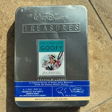 NEW Sealed Collector Tin Box Set Walt Disney Treasures The Complete Goofy DVD