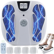 Foot Massager for Neuropathy, Rechargeable FSA EMS Foot Circulation Stimulato...
