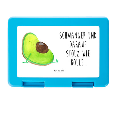 Bento Box Avocado Schwangerschaft - Geschenk Lunchbox Bentobox Wunder Babypa..