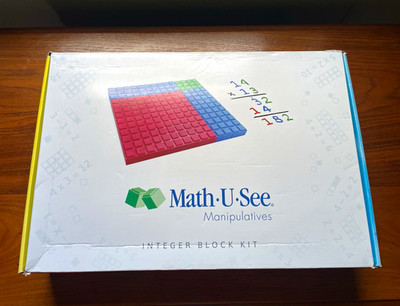 Math-U-See Integer Block Kit Manipulatives Set (MPN 1203) Ages 8-16