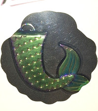 NIB IRIDESCENT MERMAID TAIL BLUE GREEN PURPLE KEYCHAIN BOTTLE OPENER GIFT REPUB