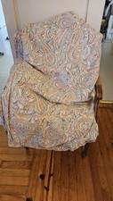 Ralph Lauren King Duvet  Paisley Impressions Boho 100 Cotton EUC