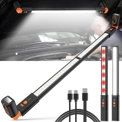 2in1 Arbeitslicht mit Magnetfuß   LED Scheinwerfer 3000 lm, 6000mAh, USB-C