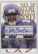 2003 SP Signature Edition Signature Blue Ink Nate Burleson #NB Auto 0a6