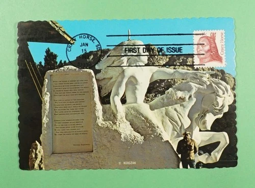 DR WHO 1982 FDC INDIAN CRAZY HORSE MAXIMUM CARD R38283