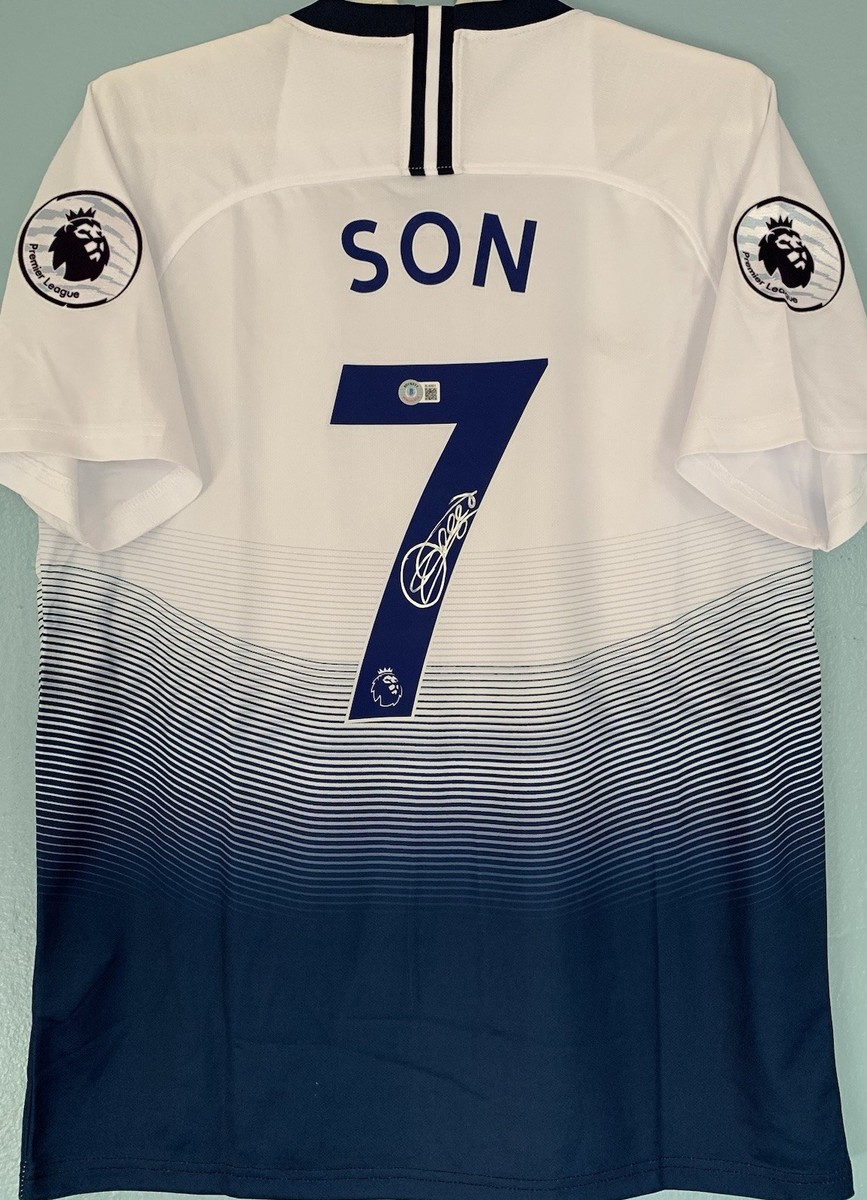 Son Heung-Min Signed Autographed Tottenham 2018/19 Home Jersey