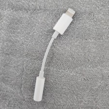 Apple Lightning to 3.5mm Headphone Jack Adapter White Dongle A1749 iPhone iPad