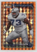 2024 Topps Chrome Orange Geometric Refractor 5/25 Larry Allen #58 HOF 1d0h