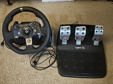 Logitech G920 Driving Force Racing Wheel - Black (941-000121) (NO BOX)