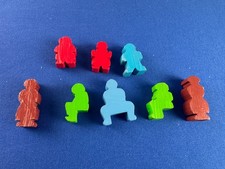 BRIO 8pc SET of FIGURES 1991  Brio Wooden Railway