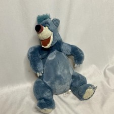 Vintage Disney Store Plush Blue Baloo Bear The Jungle Book