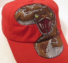 Arizona Rattlesnake Hat Kids Adjustable Red Soft Cotton Cap Boys Girls Youth