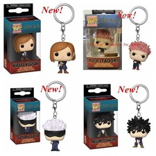 Funko Pop Pocket Keychain Jujutsu Kaisen Yuji Megumi Nobara Gojo Figure Toy Gift