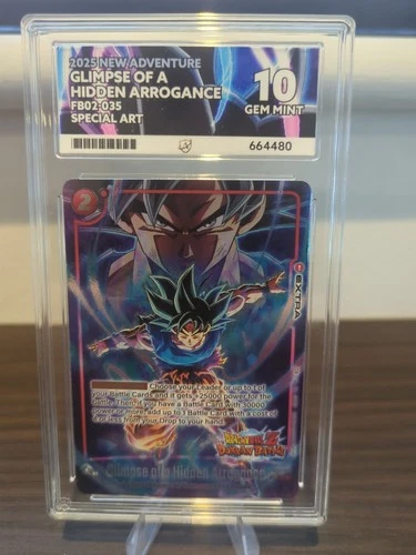 2025 New Adventure Glimpse of A Hidden Arrogance Son Goku Ace 10 Gem Mint