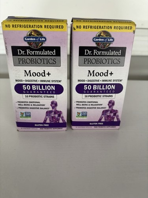 #ad 2 PackGarden of Life Dr Formulated Probiotics Mood 60 Veggie Capsules Exp 7 2026 $29.99