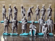 1:64 Figures  - For Dioramas Miniature Figures 164 Fig Lot 687 Doublegdiecast