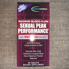 Sexual Peak Performance  40 Tabs By Applied Nutrition