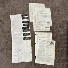 EV Electro-Voice - 10 Builders Plans Enclosure Box, PA Bible, Pro Sound Facts