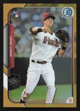 2015 Bowman Chrome Jake Lamb Gold Refractor #/50 RC #168 Rookie Card. rookie card picture