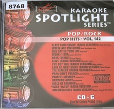 SOUND CHOICE SPOTLIGHT KARAOKE - POP HITS - SC8768- VOL 142 - BRAND NEW