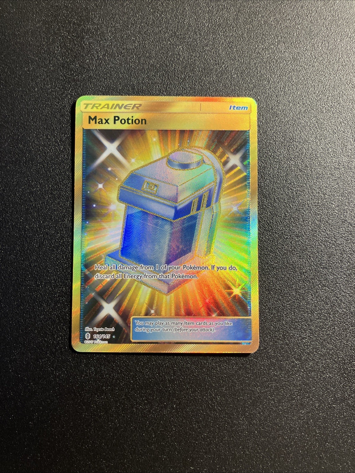 Max Potion (Secret) 164/145 Sm-Guardians Rising Holo