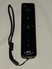 Black OEM Nintendo Wii MotionPlus Controller Remote w/ Strap