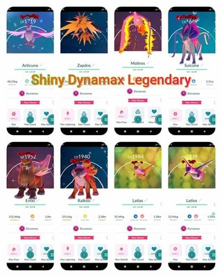 Pokemon Shiny Dynamax Legendary (Tr.a.d.e 20k stardust)