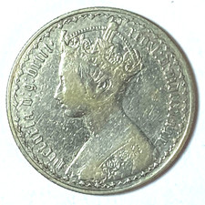 1880 Great Britain Silver Florin KM#746.4