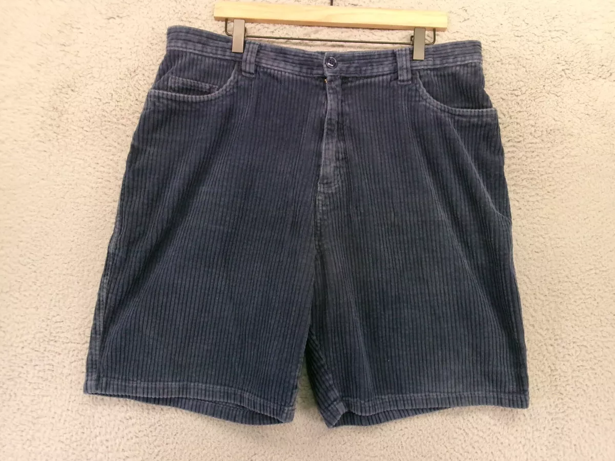 Vintage Billabong Corduroy Shorts Mens 36 Blue Skate Surf Y2K