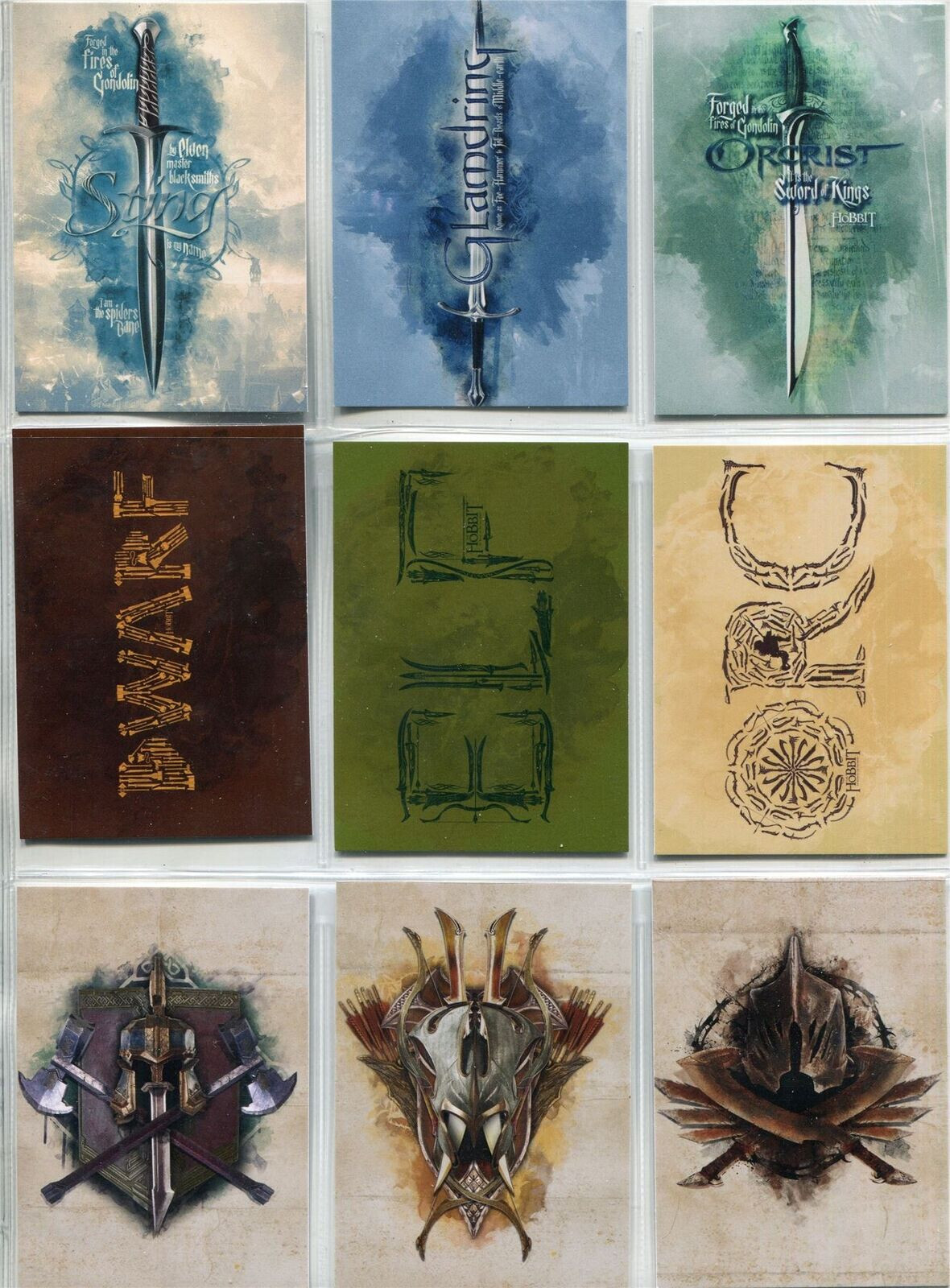 Cryptozoic Hobbit The Battle of the Five Armies Weapons Trading Card ...