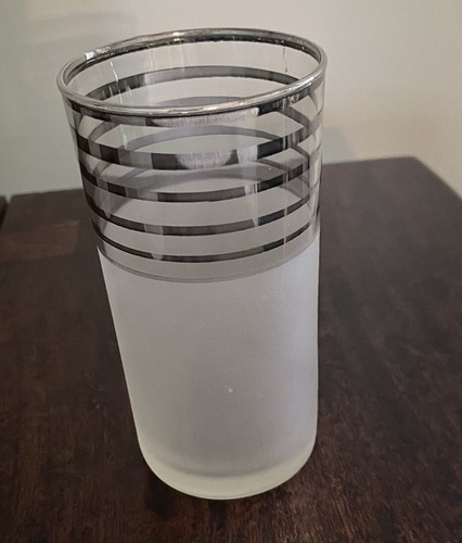 Bicchieri highball smerigliati MCM, bicchieri smerigliati metà secolo 10 oz. - Foto 4 di 4