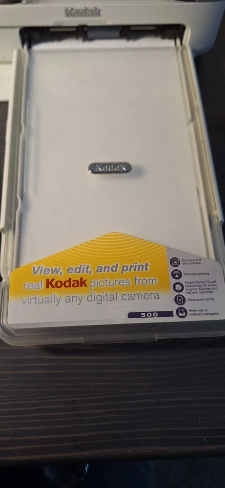 Kodak EasyShare Photo Printer 500 With Color Cartridges And Photo Paper Refills
