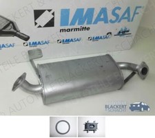 IMASAF Auspuff Mitteltopf + Anbauteile für Toyota LAND Cruiser (J7) 3.0 TD kurz