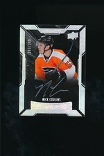 2015-16 UD Black Lustrous #51 Nick Cousins Auto 203/299 Philadelphia Flyers RC