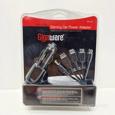 NEW Gigaware Universal Gaming Car Power Adapter 5 Connectors 12VDC Plug #26-1437