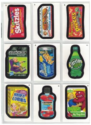 2014 WACKY PACKAGES SERIES 1 (ANS 12) SET 110 BLACK BORDER CARDS