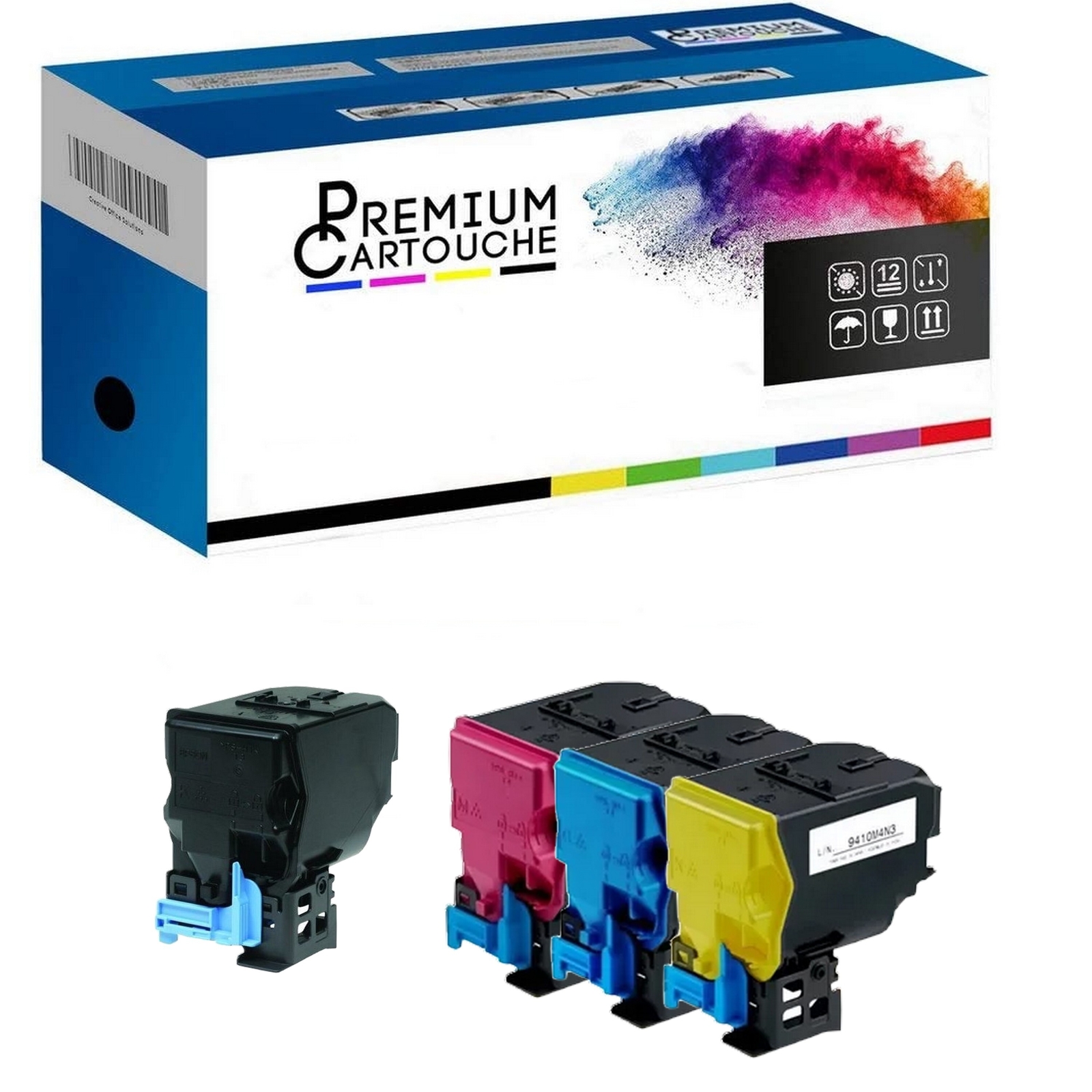 Toner TNP-19 haute capacité x4 pour des impressions laser nettes