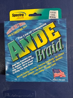 ANDE BRAIDED FISHING LINE 8 # Green 300 Yard | eBay