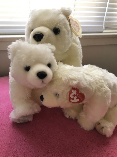 TY Classic RARE Iceburg 2003, Iceburg ,& Baby Iceburg All Protective tags Plush - Picture 2 of 12