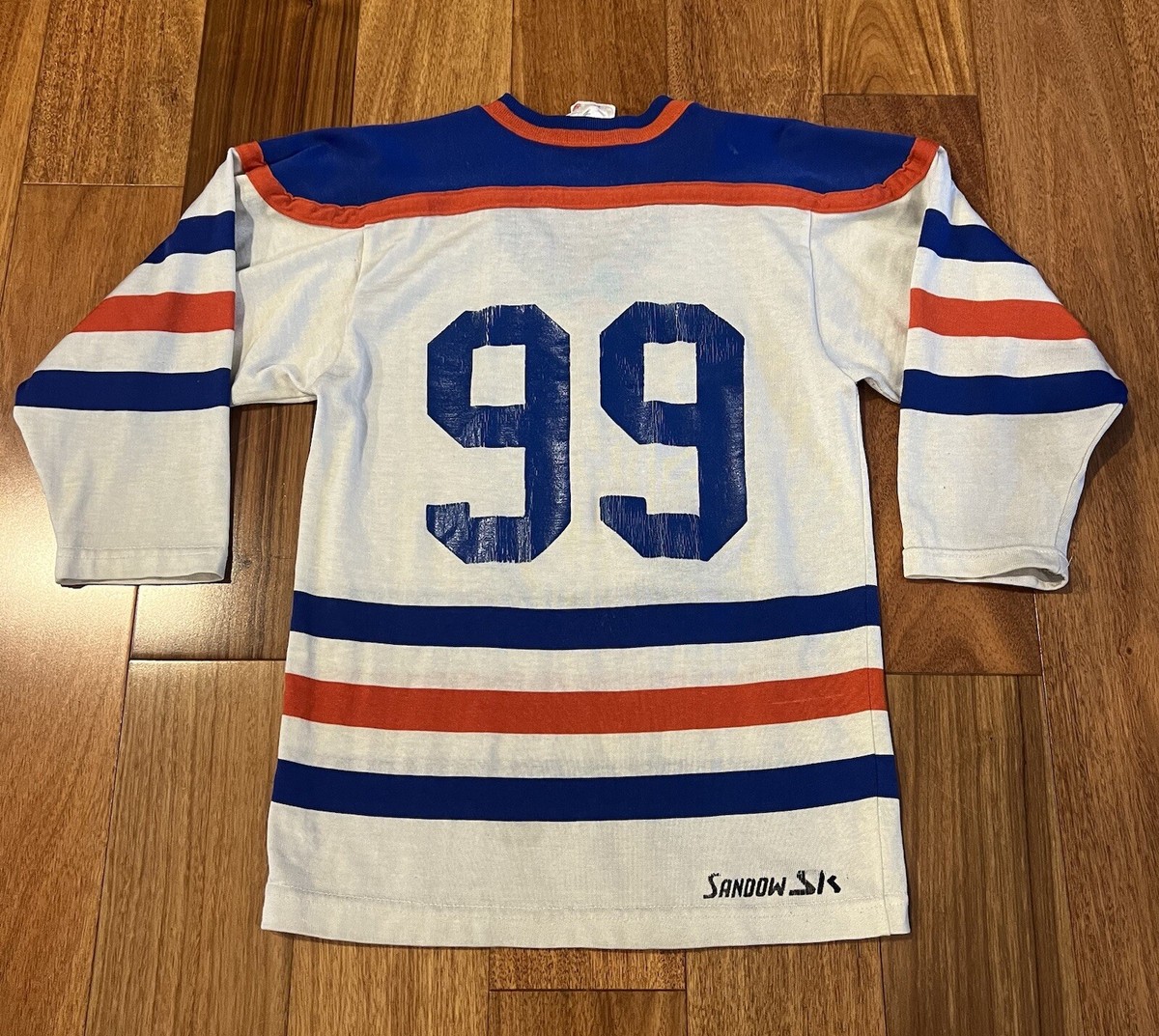 Vintage 80's SK Sandow Edmonton Oilers Wayne Gretzky 99 NHL Hockey