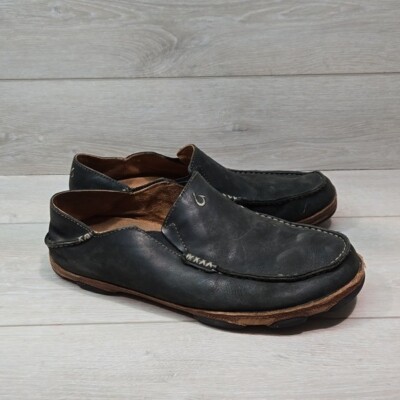 Olukai Mens Moloa Leather Loafer Slip on shoes sz 10.5 | eBay display picture 3