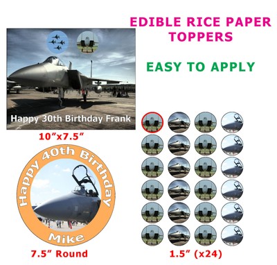 Baking Accs Cake Decorating Personalised Air Force Military