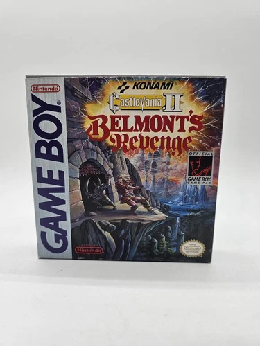 Castlevania II 2 Belmonts Revenge (Nintendo GameBoy, GB) Complete In Box! MINT!
