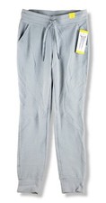Andrew Marc New York Women's Jogger Sweatpants Rib Knit Pants Cement S