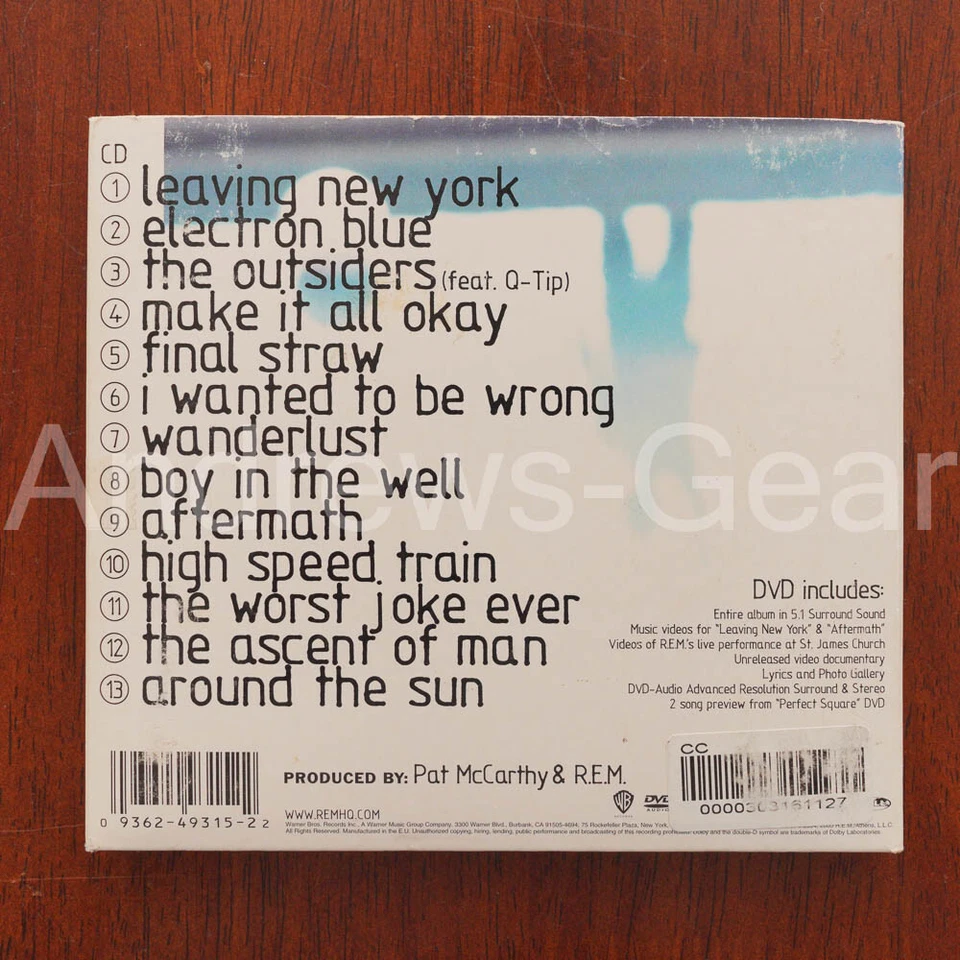 R.E.M. – Around The Sun Audio CD + DVD REM - image 2 of 3