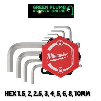 Milwaukee Compact Sechskantschlüssel-Set - 9-teilig 493249239