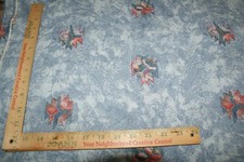Southwest Design Blue Fabric Poly/Cotton Fast Shipping Sewing Craft