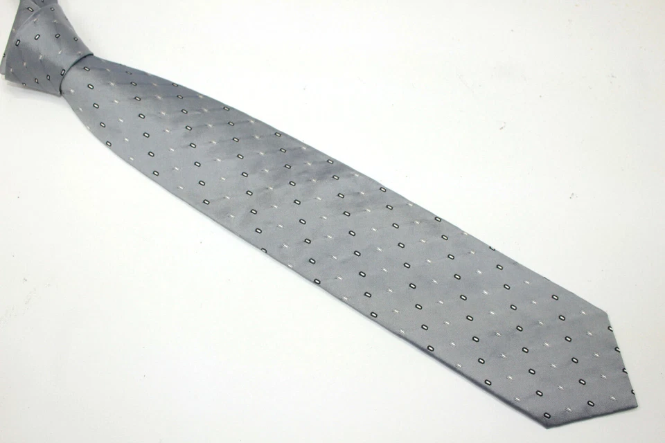 Gravata de seda GIANNI RAGUSA feita na Itália F74918 - Imagem 2 de 4