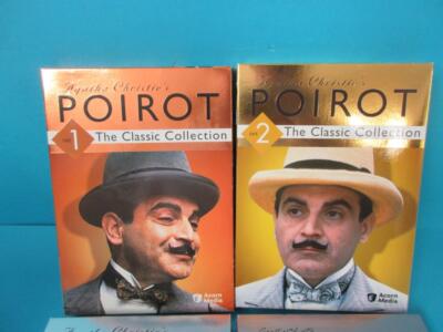 AGATHA CHRISTIE'S POIROT THE CLASSIC COLECTION VOLUME 1 2 3 4 DVD