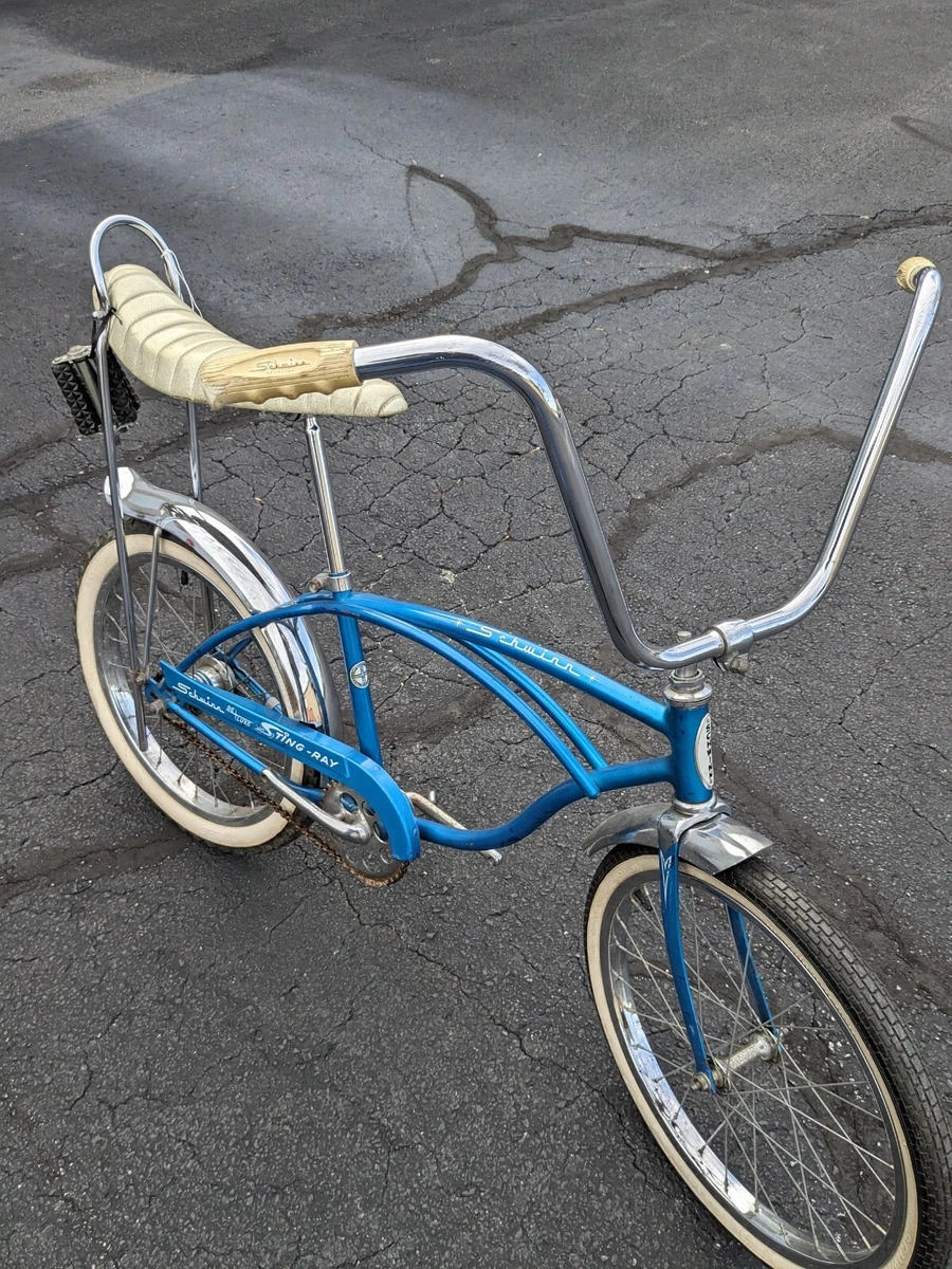 SCHWINN 1966 DELUXE STINGRAY 20 inch Sting ray SKY BLUE Original w 2 Speed